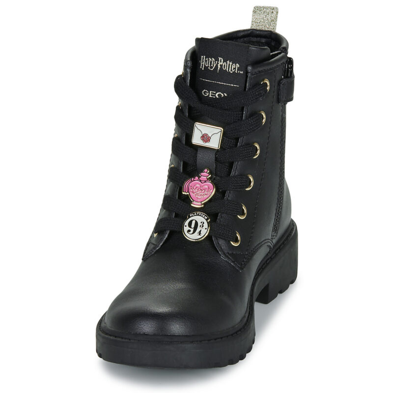 Geox J CASEY GIRL HARRY POTTER Nero Boots Bambina - 3