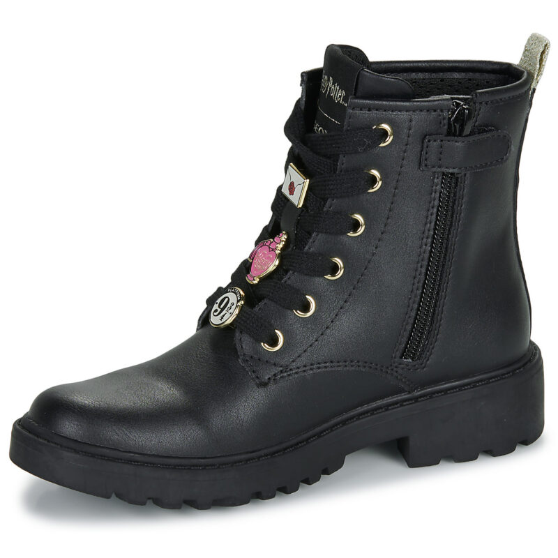 Geox J CASEY GIRL HARRY POTTER Nero Boots Bambina - 4