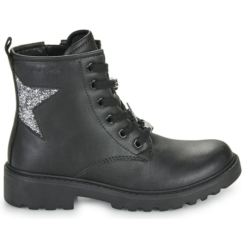 Geox J CASEY GIRL Nero Boots Bambina - 2