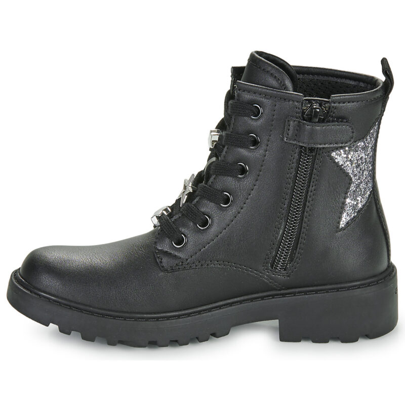 Geox J CASEY GIRL Nero Boots Bambina - 4