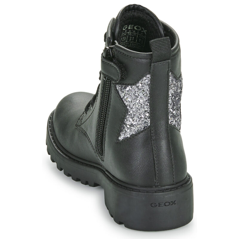 Geox J CASEY GIRL Nero Boots Bambina - 5