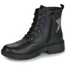 Geox J CASEY GIRL Nero Boots Bambina - 4