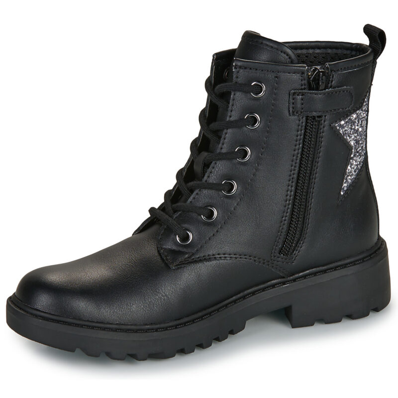 Geox J CASEY GIRL Nero Boots Bambina - 4