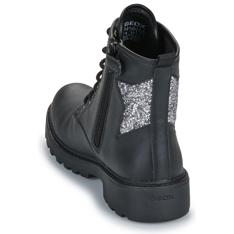 Geox J CASEY GIRL Nero Boots Bambina - 5
