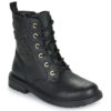 Children's ankle boots for girls Geox  J ECLAIR GIRL Black Geox 8058192526091