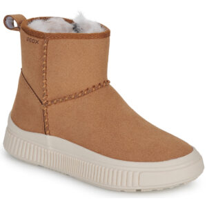 Stivaletti bambini ragazza Geox  J LAQUINNY GIRL  Beige Geox 8058192519482