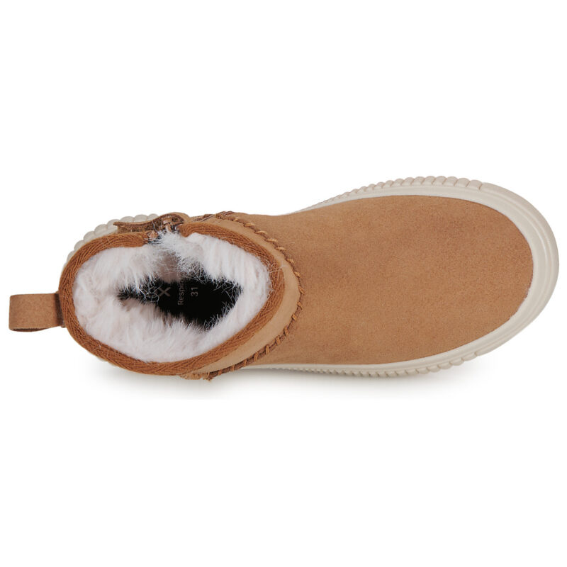 Geox J LAQUINNY GIRL Beige Boots Bambina - 6