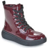 Stivaletti bambini ragazza Geox  J PHAOLAE GIRL  Rosso Geox 8056206839335