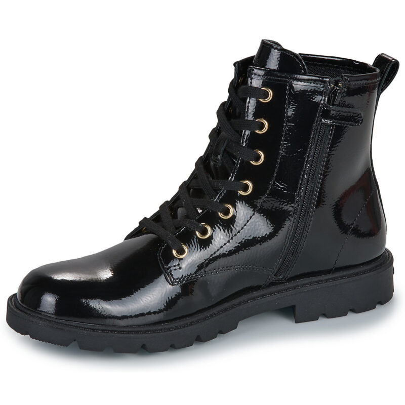 Geox J SHAYLAX GIRL Nero Boots Bambina - 4