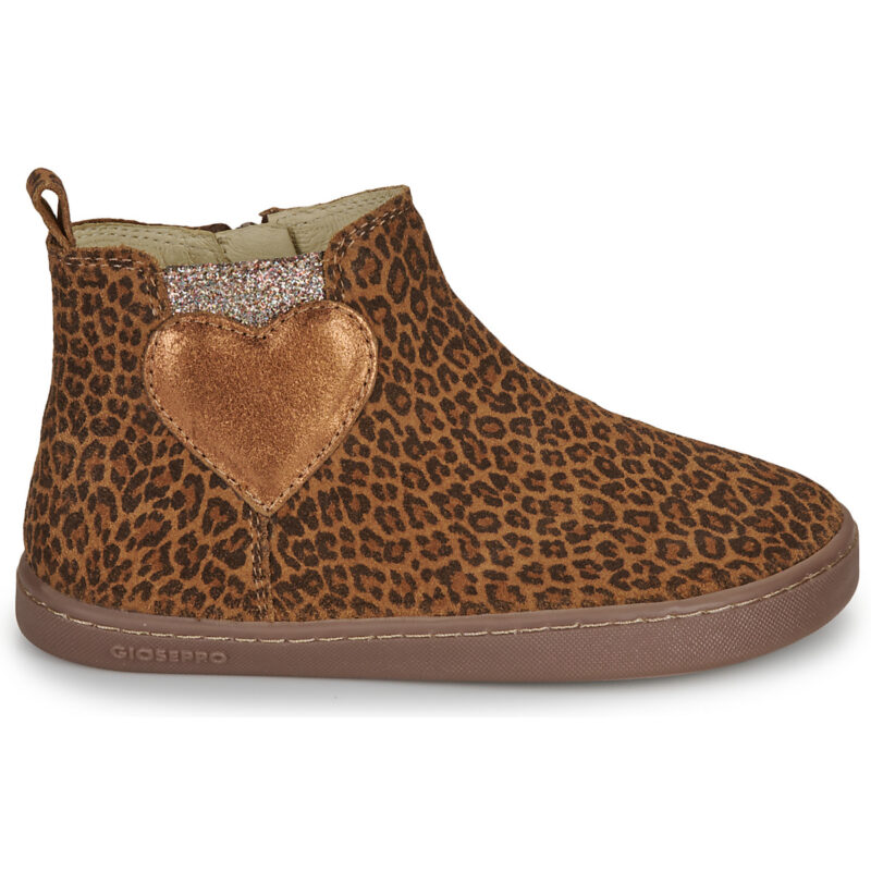 Gioseppo MIESVILLE Braune Stiefel f&uuml;r M&auml;dchen - Gr&ouml;&szlig;e 2