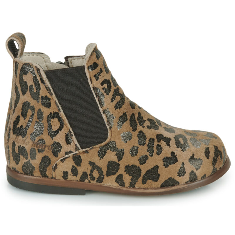 Little Mary ARON Braune Stiefeletten f&uuml;r M&auml;dchen - Gr&ouml;&szlig;e 2