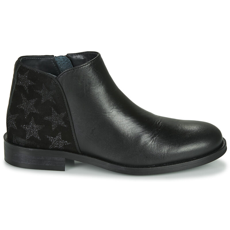 Little Mary CAMERON Schwarze Stiefel f&uuml;r M&auml;dchen - Gr&ouml;&szlig;e 2