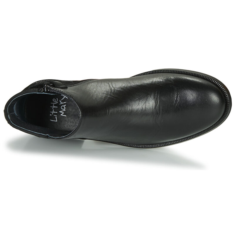Little Mary CAMERON Schwarze Stiefel f&uuml;r M&auml;dchen - Gr&ouml;&szlig;e 6