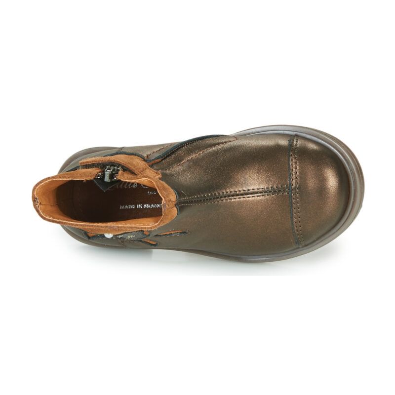 Little Mary ELIANE Braune Stiefel f&uuml;r M&auml;dchen - Gr&ouml;&szlig;e 6
