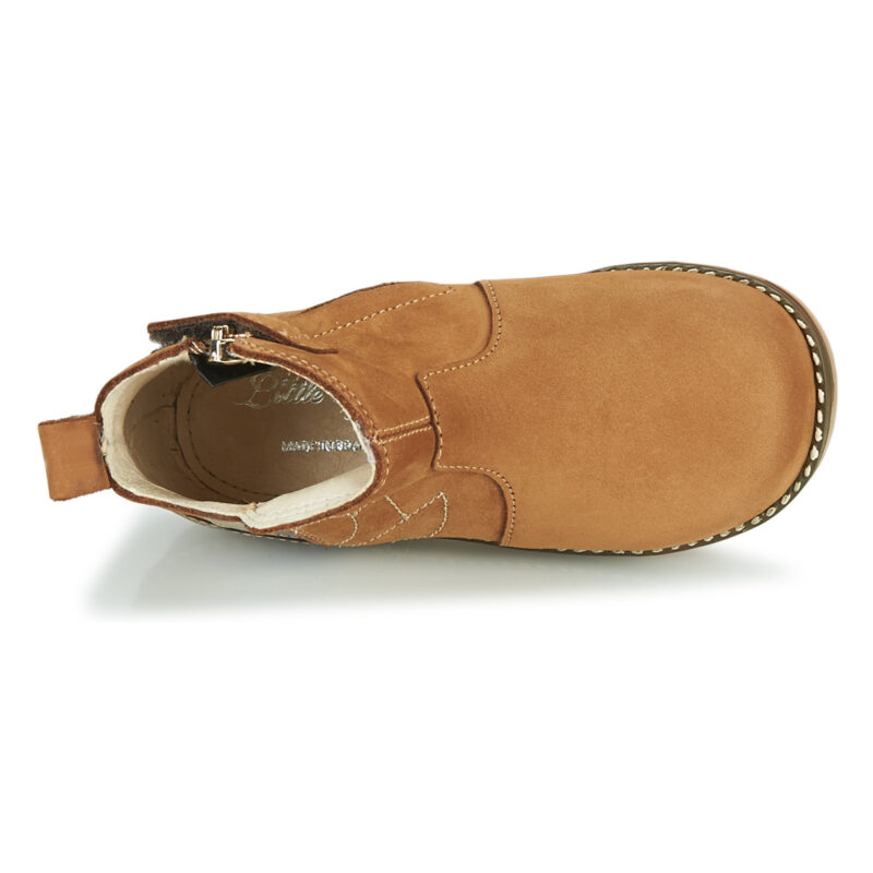 Little Mary KARRY Braune Stiefel f&uuml;r M&auml;dchen - Gr&ouml;&szlig;e 6