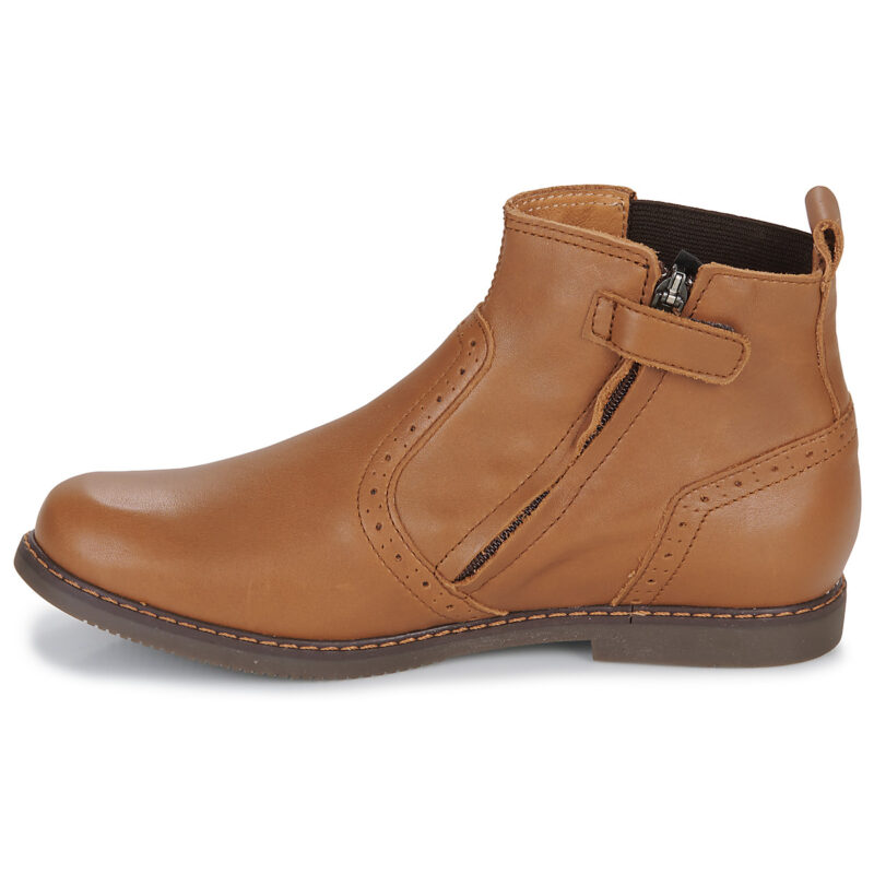 Little Mary MANON Braune Stiefel f&uuml;r M&auml;dchen - Gr&ouml;&szlig;e 4