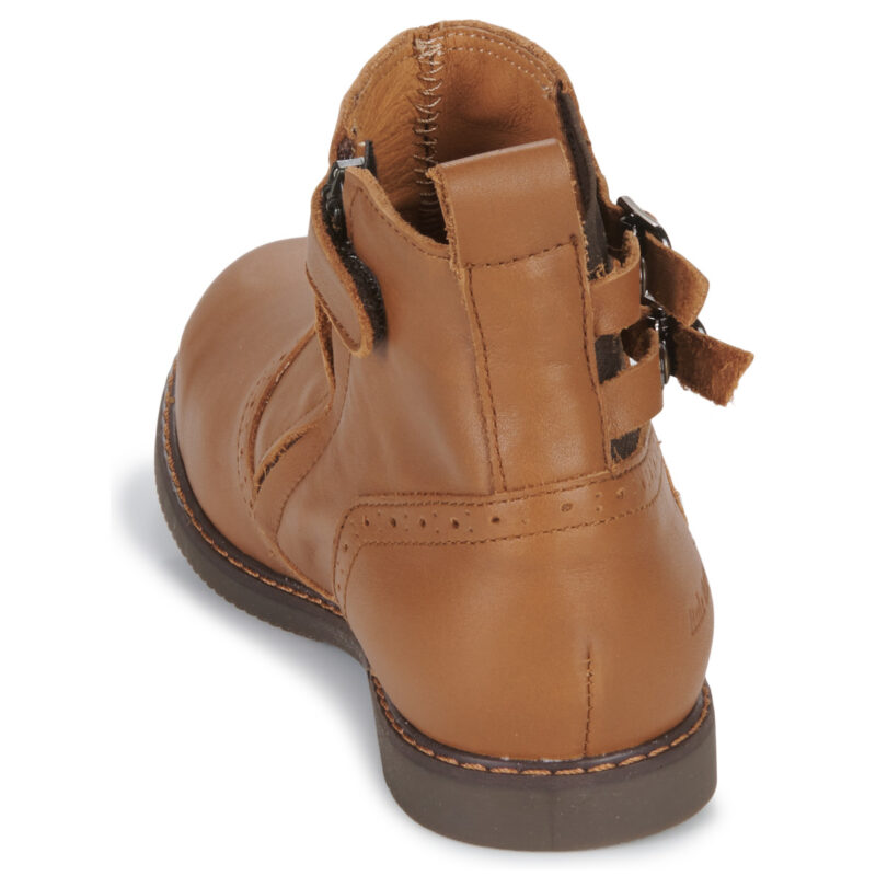 Little Mary MANON Braune Stiefel f&uuml;r M&auml;dchen - Gr&ouml;&szlig;e 5
