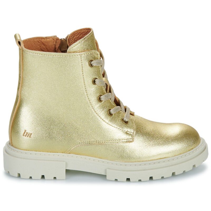 Little Mary MINA Goldene Stiefeletten f&uuml;r M&auml;dchen - Gr&ouml;&szlig;e 2