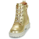 Little Mary MINA Goldene Stiefeletten f&uuml;r M&auml;dchen - Gr&ouml;&szlig;e 3