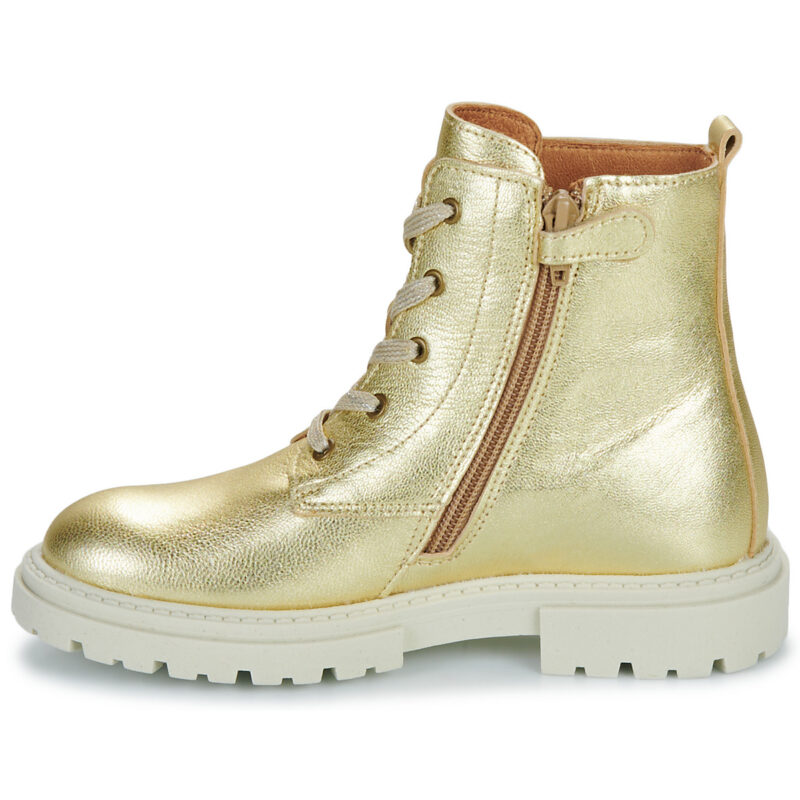 Little Mary MINA Goldene Stiefeletten f&uuml;r M&auml;dchen - Gr&ouml;&szlig;e 4