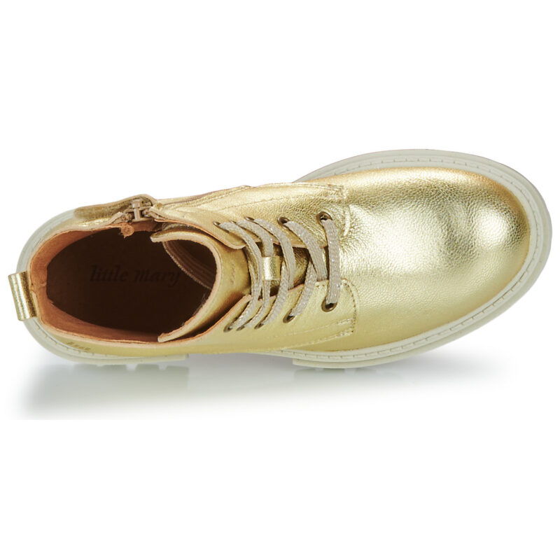 Little Mary MINA Goldene Stiefeletten f&uuml;r M&auml;dchen - Gr&ouml;&szlig;e 6