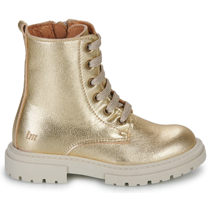 Little Mary MINA Goldene Stiefeletten f&uuml;r M&auml;dchen - Gr&ouml;&szlig;e 2