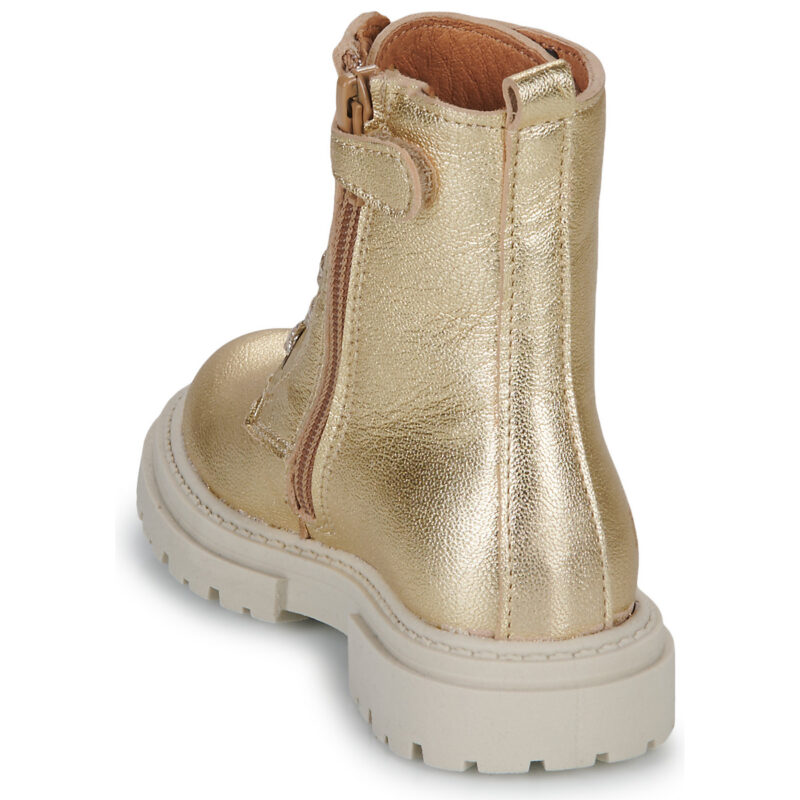 Little Mary MINA Goldene Stiefeletten f&uuml;r M&auml;dchen - Gr&ouml;&szlig;e 5