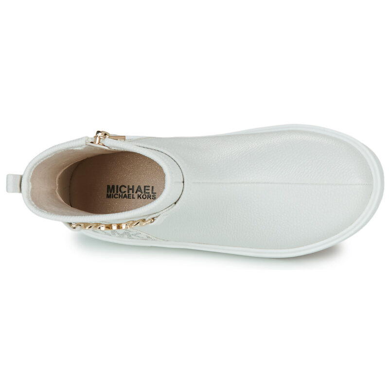 MICHAEL Michael Kors EMMET CHAIN Bianco Boots Bambina - 6