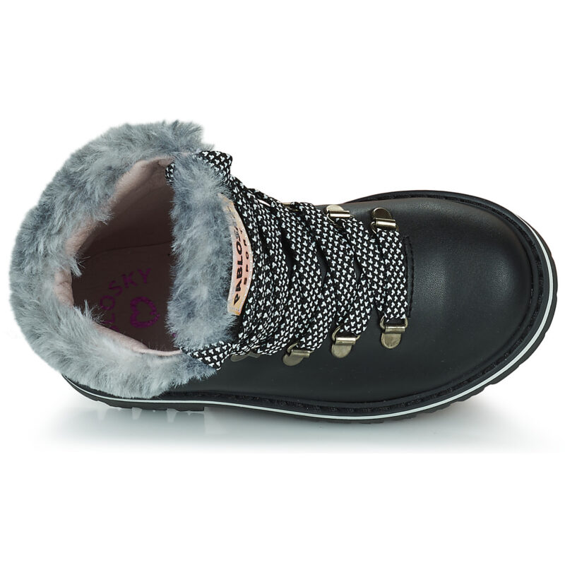 Pablosky 414315 Schwarze Stiefel f&uuml;r M&auml;dchen - Gr&ouml;&szlig;e 6