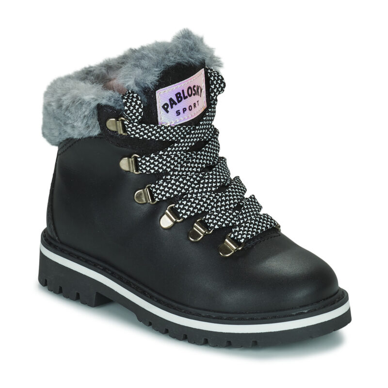 Pablosky 414315 Schwarze Stiefel f&uuml;r M&auml;dchen - Gr&ouml;&szlig;e 1