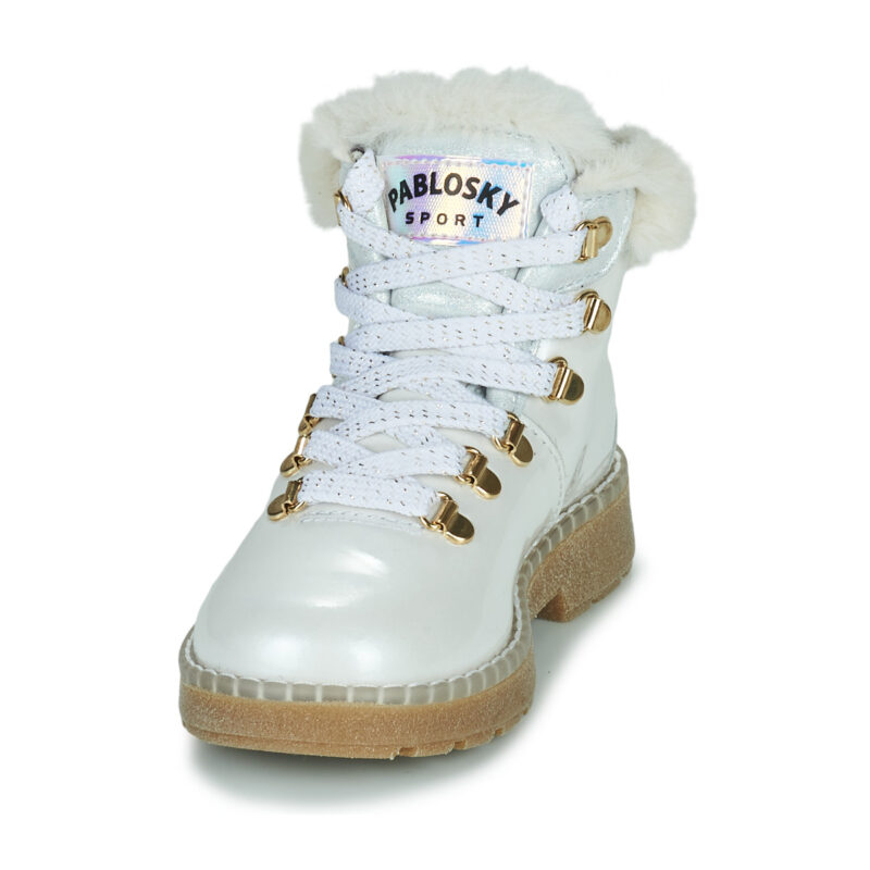 Pablosky 415909 Wei&szlig;e Stiefel f&uuml;r M&auml;dchen - 3