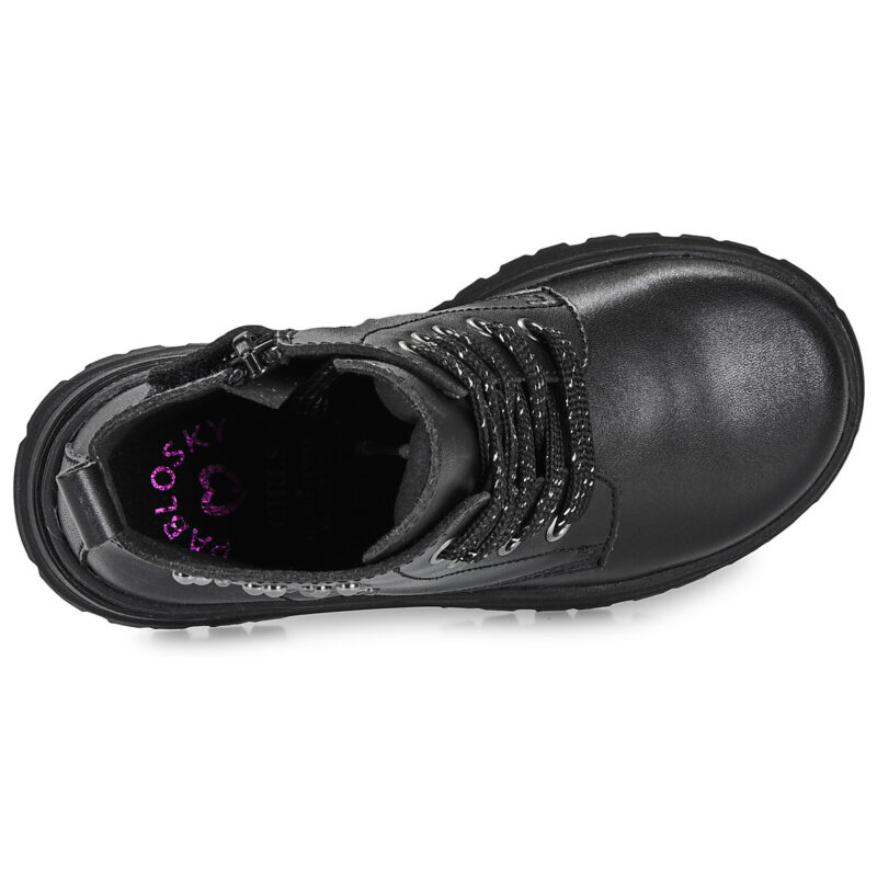 Pablosky 433515-J Schwarze Stiefel f&uuml;r M&auml;dchen - Gr&ouml;&szlig;e 6