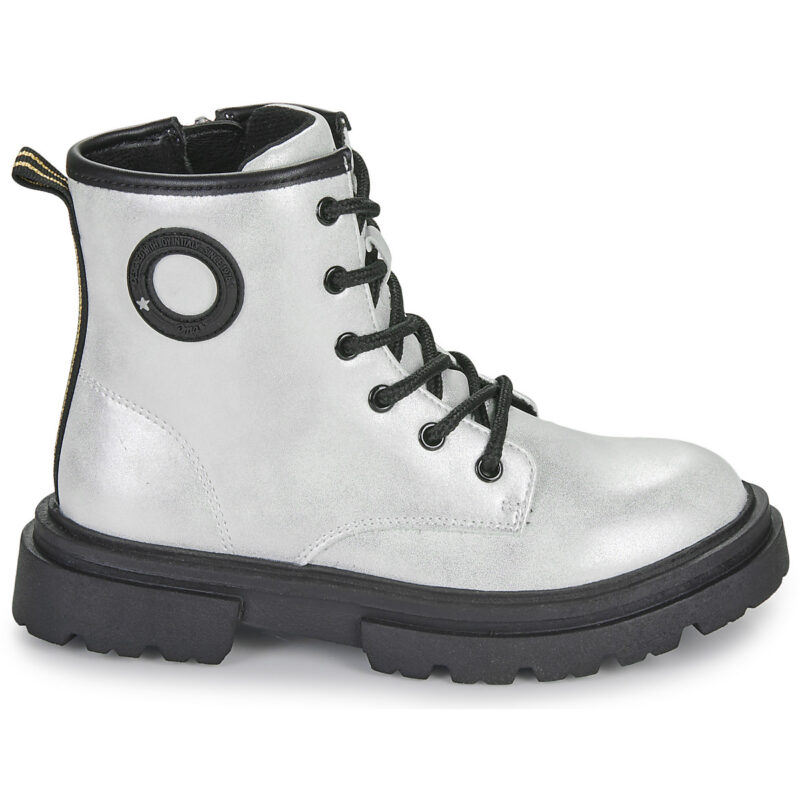 Primigi GIRL CAMDEN Silberne Stiefeletten f&uuml;r M&auml;dchen - Gr&ouml;&szlig;e 2
