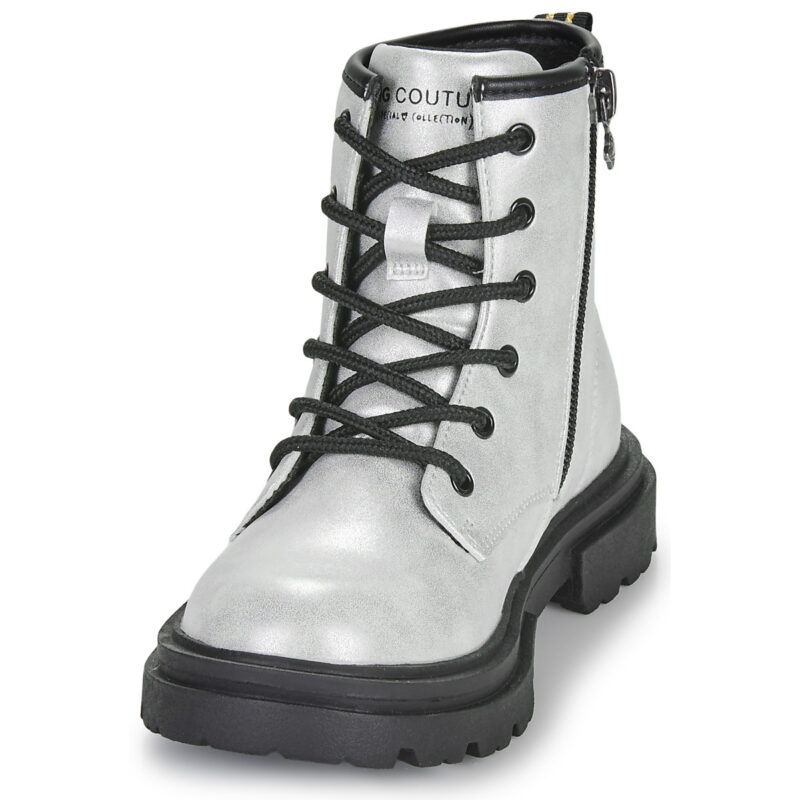 Primigi GIRL CAMDEN Silberne Stiefeletten f&uuml;r M&auml;dchen - Gr&ouml;&szlig;e 3