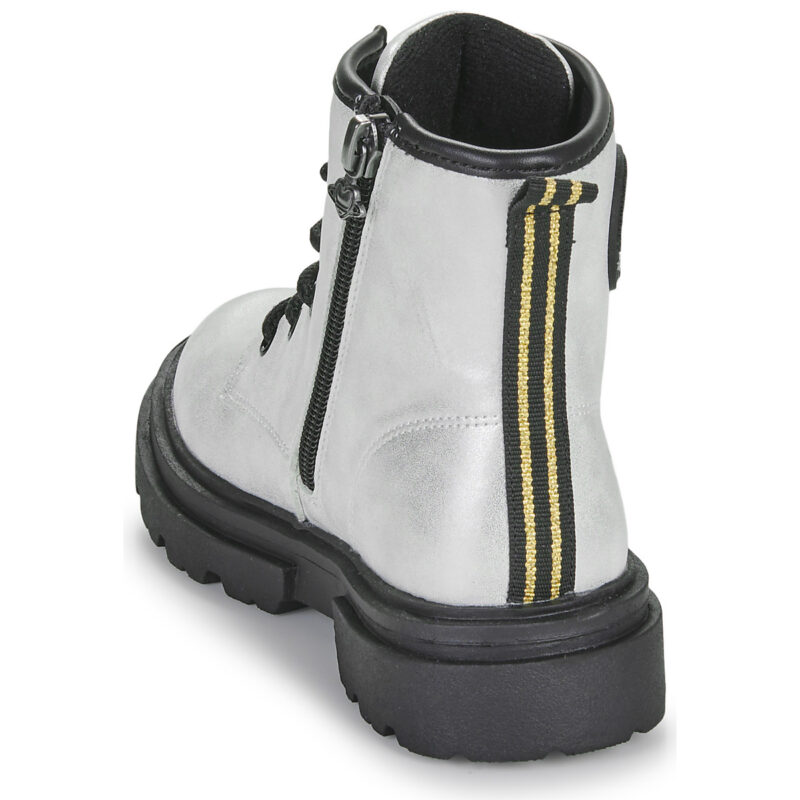 Primigi GIRL CAMDEN Silberne Stiefeletten f&uuml;r M&auml;dchen - Gr&ouml;&szlig;e 5