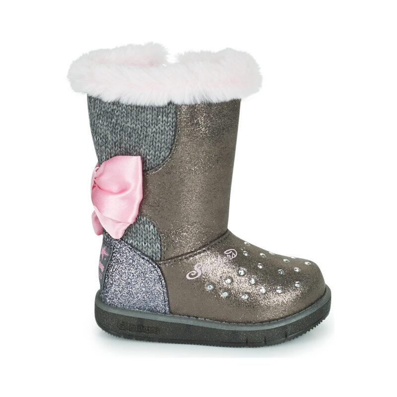 Bottes Skechers GLITZY GLAM dor&eacute;es pour filles - Taille 2