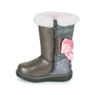 Bottes Skechers GLITZY GLAM dor&eacute;es pour filles - Taille 4