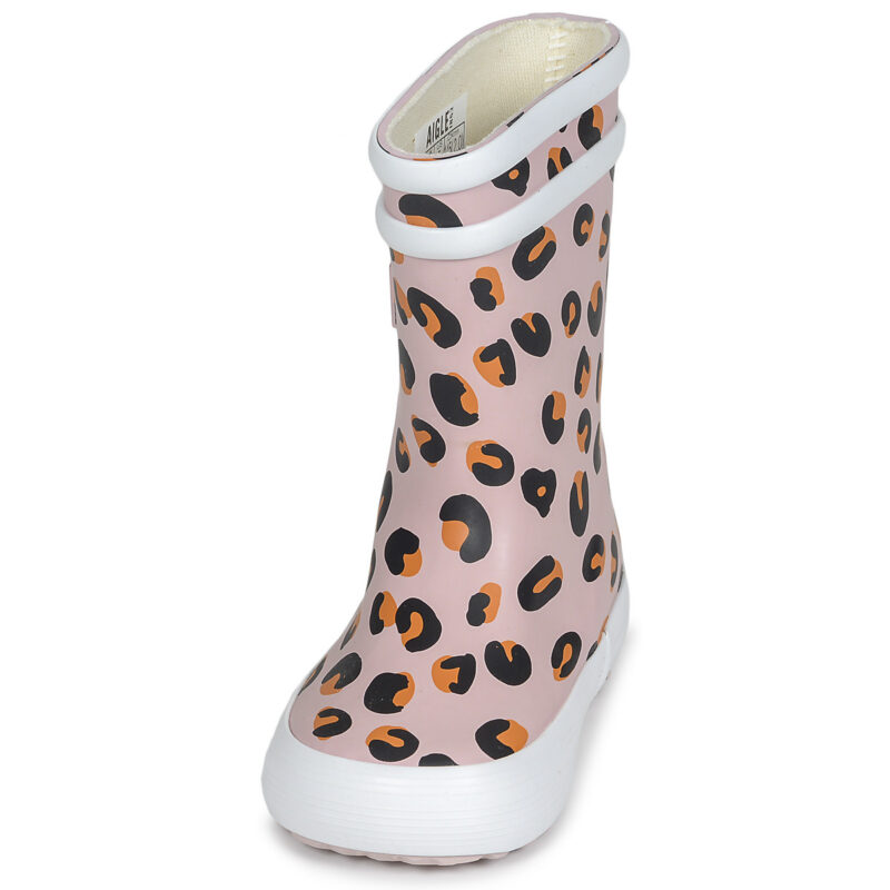 Aigle BABY FLAC PLAY2 Rosa Regenstiefel f&uuml;r M&auml;dchen - 3