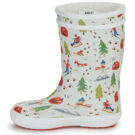 Aigle LOLLY POP FUR PRINT Wei&szlig; Gummistiefel M&auml;dchen - 4