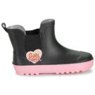 Be Only GIRL-POWER Nero Stivali da pioggia Bambina - 2