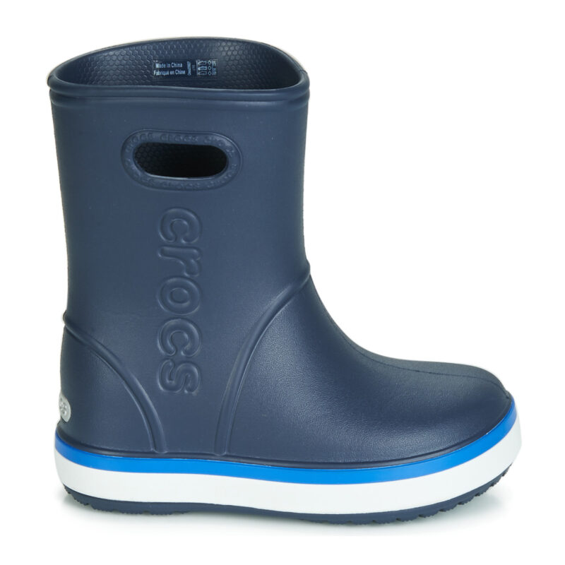 Stivali Crocs CROCBAND RAIN BOOT K Blu - Stivali da pioggia Bambina - 2