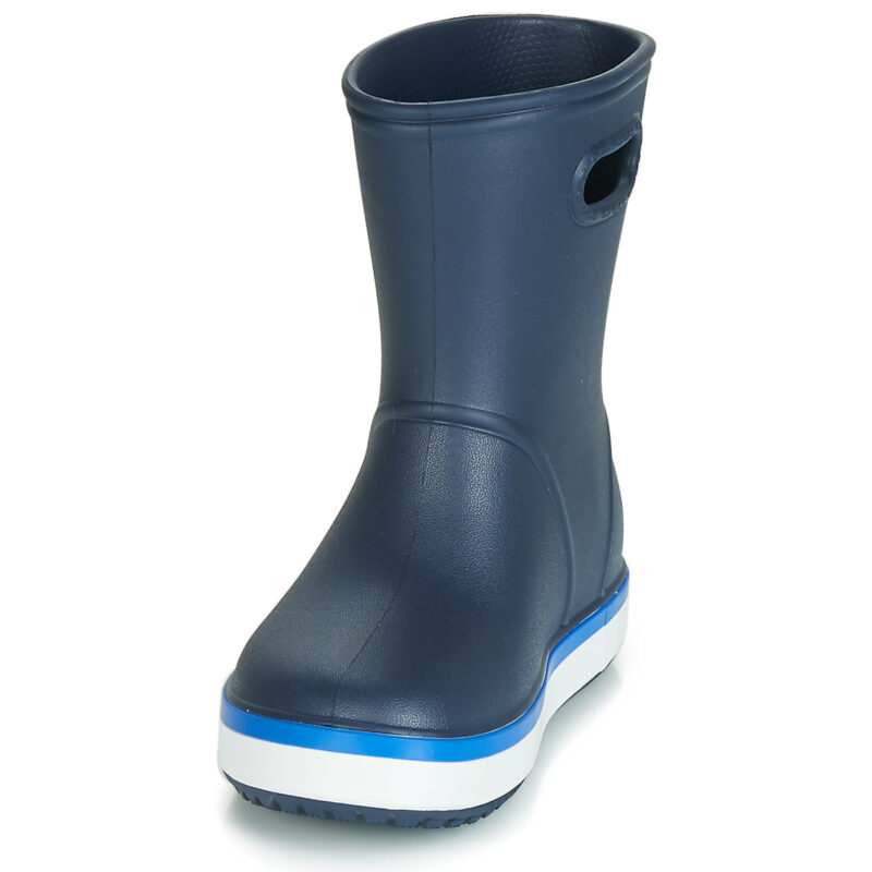 Stivali Crocs CROCBAND RAIN BOOT K Blu - Stivali da pioggia Bambina - 3