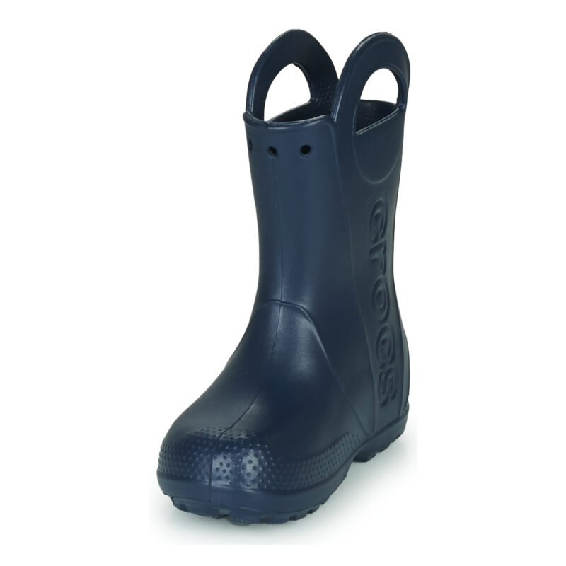 Bottes de pluie Crocs Handle It bleues pour filles - Taille 3
