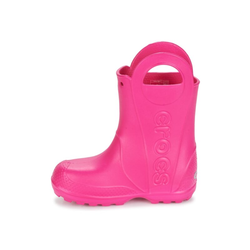 Stivali Crocs HANDLE IT RAIN BOOT Rosa - Stivali da pioggia Bambina - 4