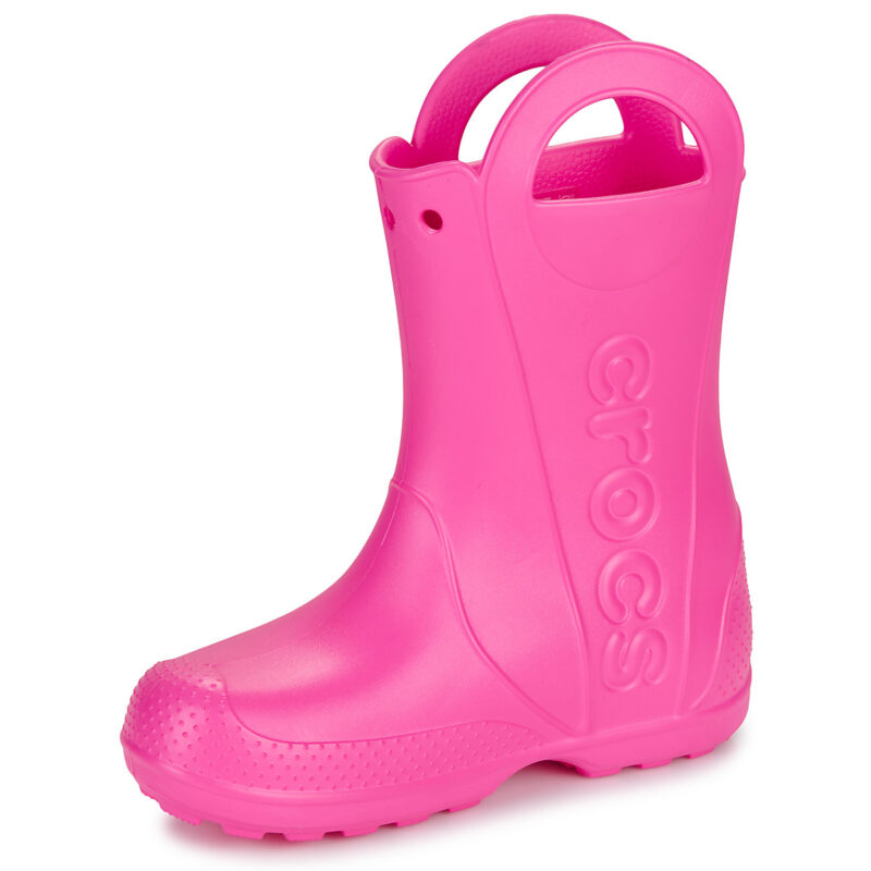 Crocs Handle It Rain Boot K Rosa Stivali da pioggia Bambina - 4