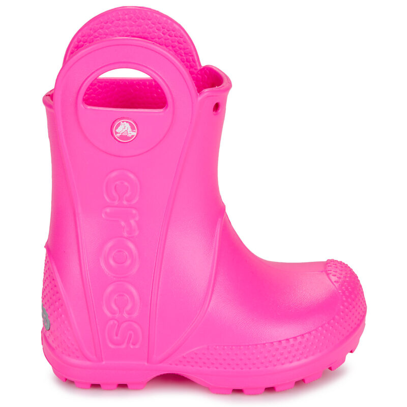 Crocs Handle It Rain Boot T Rosa Stivali da pioggia Bambina - 2