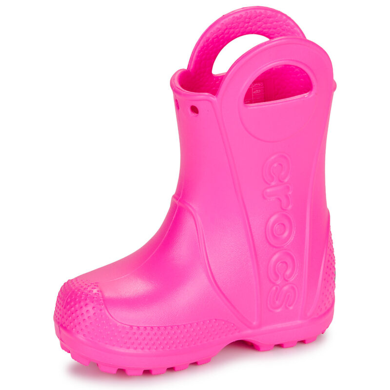 Crocs Handle It Rain Boot T Rosa Stivali da pioggia Bambina - 4