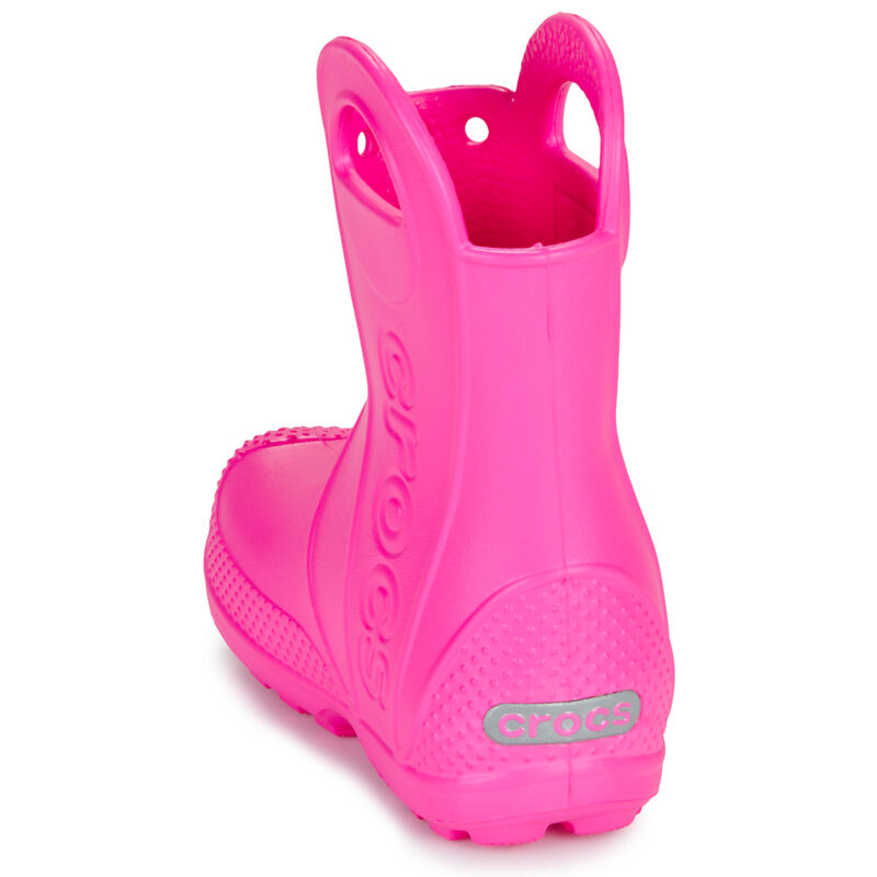 Crocs Handle It Rain Boot T Rosa Stivali da pioggia Bambina - 5