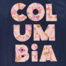 Columbia PETIT POND GRAPHIC M&auml;dchen-T-Shirt, blau, Kurzarm - Gr&ouml;&szlig;e 3