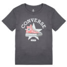 Girl's t-shirt Converse SNEAKER GRAPHIC T-SHIRT Black Short-Sleeved T-Shirt for Girls - 1